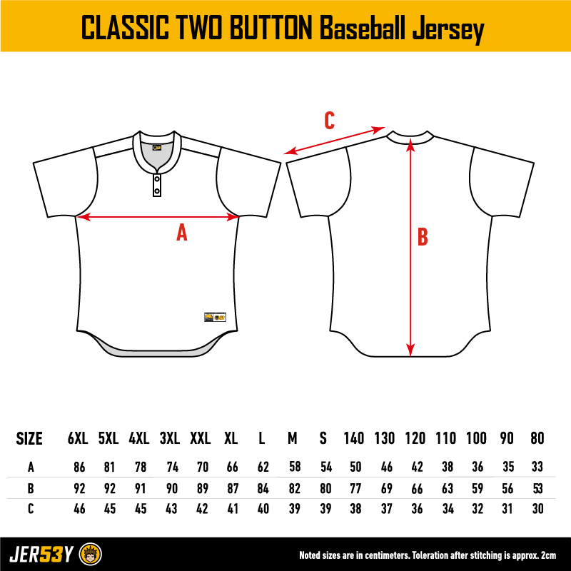Baseball Jersey Sizing – ™